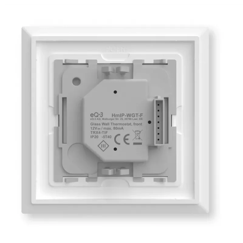 Homematic IP stiklinis sieninis termostatas 161458A0