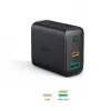 Sieninis įkroviklis 2xUSB Power Delivery (1xUSB A+1xUSB C) 5.4A 30W Dynamic Detect PA-D1