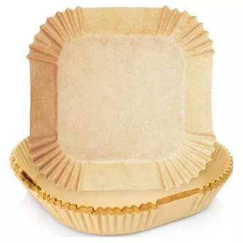 Popieriniai įdėklai oro gruzdintuvei 20×20 cm, pakuotė 50 vnt. — Extralink HOME