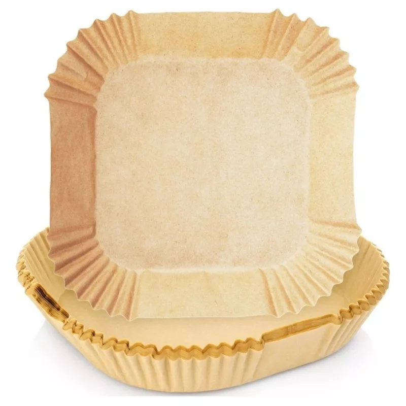 Popieriniai įdėklai oro gruzdintuvei 20×20 cm, pakuotė 50 vnt. — Extralink HOME