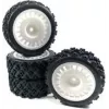 Absima 1:10 Rally Block Complete Wheels juodi 4 vnt. (2510062)