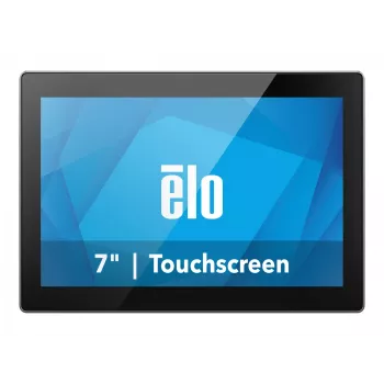 Elo 0704LS jutiklinis monitorius, 17,8 cm (7 inch), projekcinė talpinė, 10 taškų, USB-C, komplektas, tamsiai pilkas