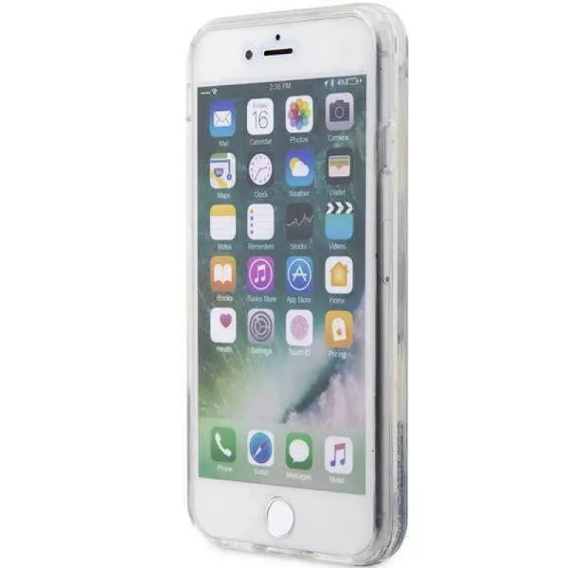 Karl Lagerfeld Original Dėklas iPhone SE 2022/SE 2020/7/8 Hardcase Blizgučiai Choupette Head (KLHCI8LNCHCS)