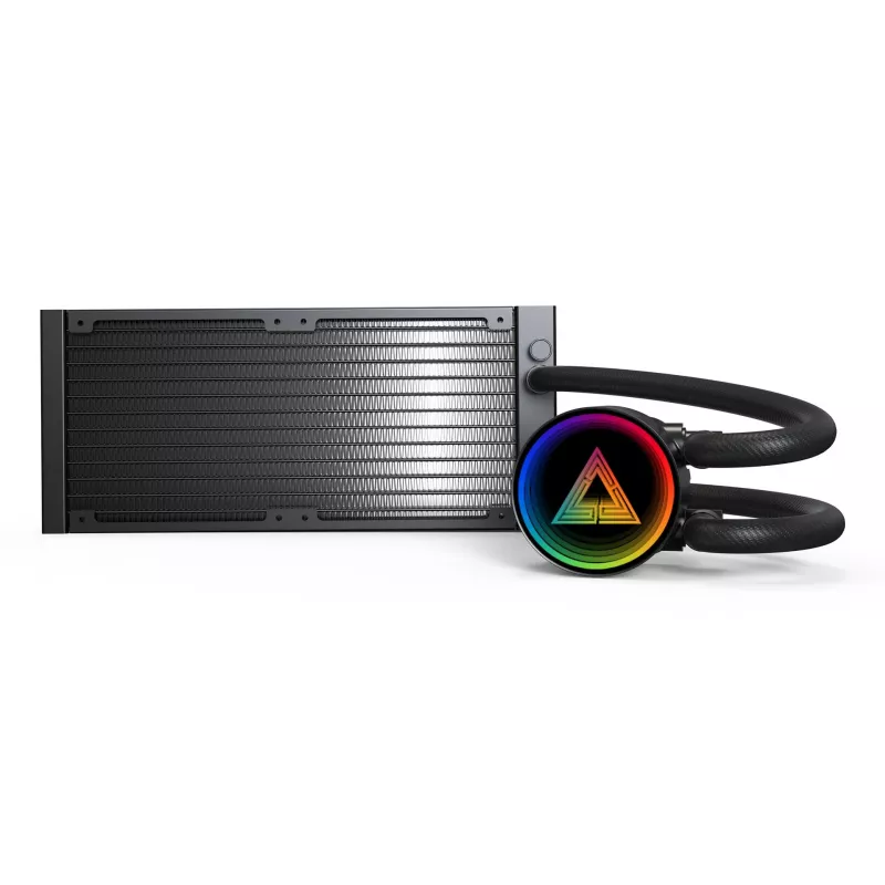 Montech LIGHTFLOW 240 ARGB (B) procesoriaus aušintuvas, 240 mm, skystinis, ARGB