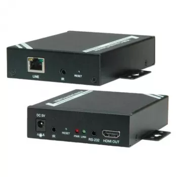 HDMI prailgintuvas per TP, Cat.5-6, kaskaduojamas, 100 m, 1920 × 1080 px, 28 × 115 × 91 mm