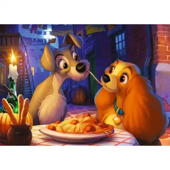 Dėlionė Disney Collector's Edition – Ledis ir Bastūnas (1000 dalių)