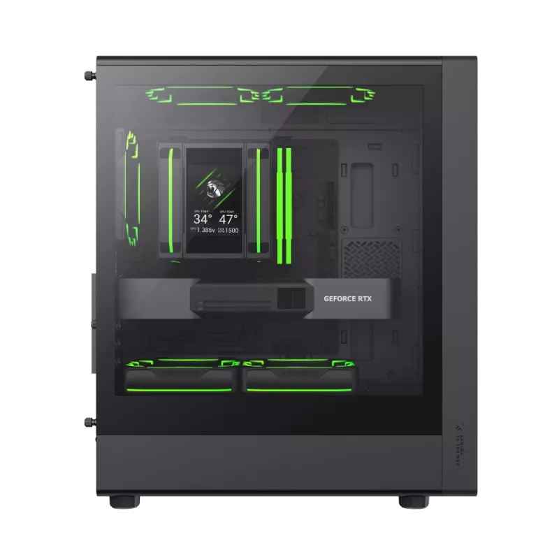 Gamemax AERIS 330 MB Mini Tower korpusas, juodas