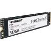 Vidinis SSD PATRIOT P300 512 GB M.2 PCIe NVMe — Skaitymas 1700 MB/s, Rašymas 1200 MB/s, 3D NAND, 3.8 mm, TBW 240
