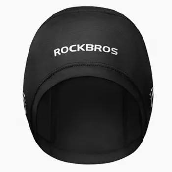 Dviračio kepurė Rockbros YPP037 Juoda vasarinio dizaino – lengva, kvėpuojanti kepurė po šalmu