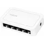 LogiLink tinklo jungiklis 5 x RJ45 Gigabit plastikinis korpusas baltas
