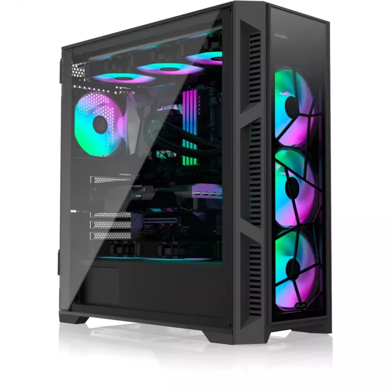 PONOS Ultra, Midi bokštas, kompiuterio korpusas, juodas, ATX, EATX, micro ATX, Mini-ITX, SPCC