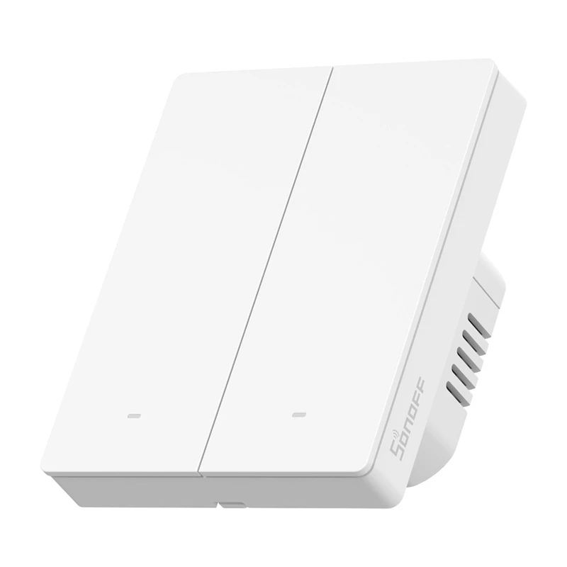 Sieninis belaidis WiFi išmanusis jungiklis Sonoff M5-2C-80W 2 kanalų rėmui
