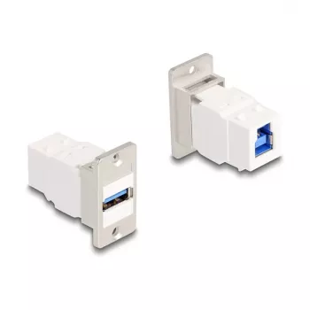 DeLOCK Panel Montažinis Keystone Modulis USB 5 Gbps Type-A lizdas į Type-B lizdą