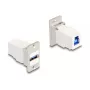DeLOCK Panel Montažinis Keystone Modulis USB 5 Gbps Type-A lizdas į Type-B lizdą