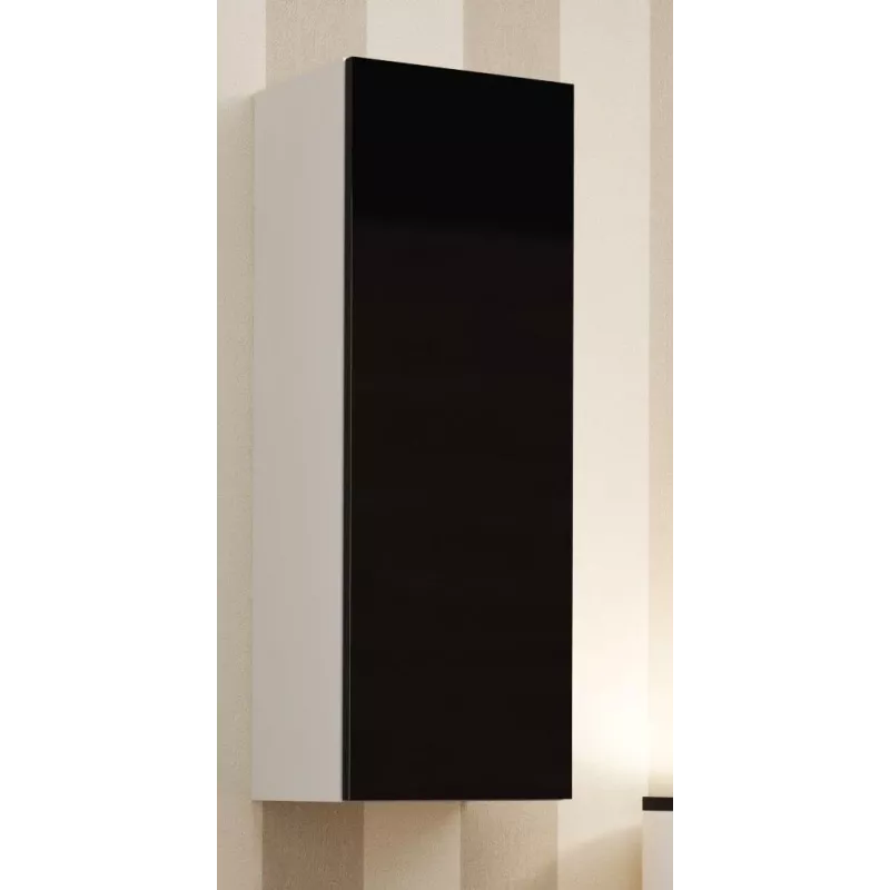 Cama Spintelė VIGO 90 uždara 90/35/32 baltas/juodas blizgus