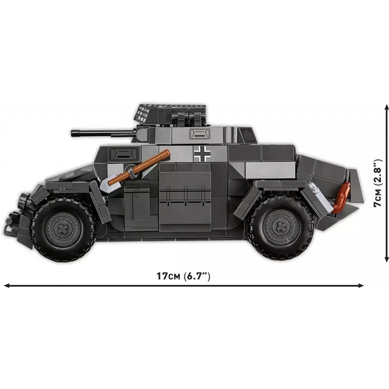 Cobi Blocks Sd.Kfz 222 modelio rinkinys COBI-2657 — 502 kaladėlės
