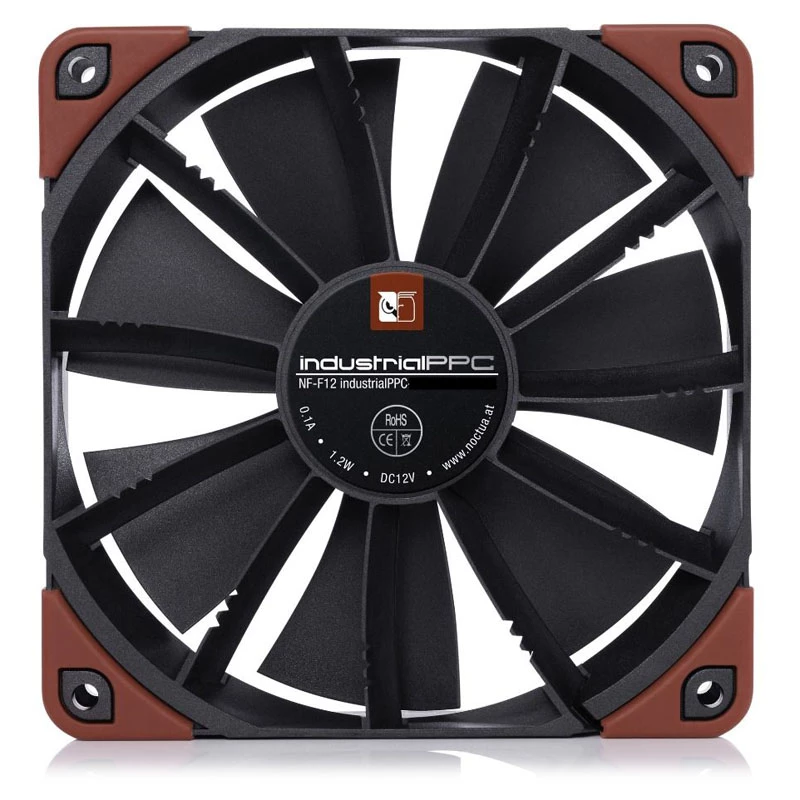 Noctua NF-F12 industrialPPC-24V-3000 120mm PWM korpuso ventiliatorius
