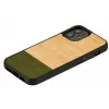 Man and Wood dėklas iPhone 12 mini – Bamboo Forest juodas