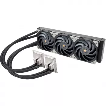 Radiatorius SILVERSTONE SST-XE360PDD 360 mm vandens aušinimui, juodas/sidabrinis