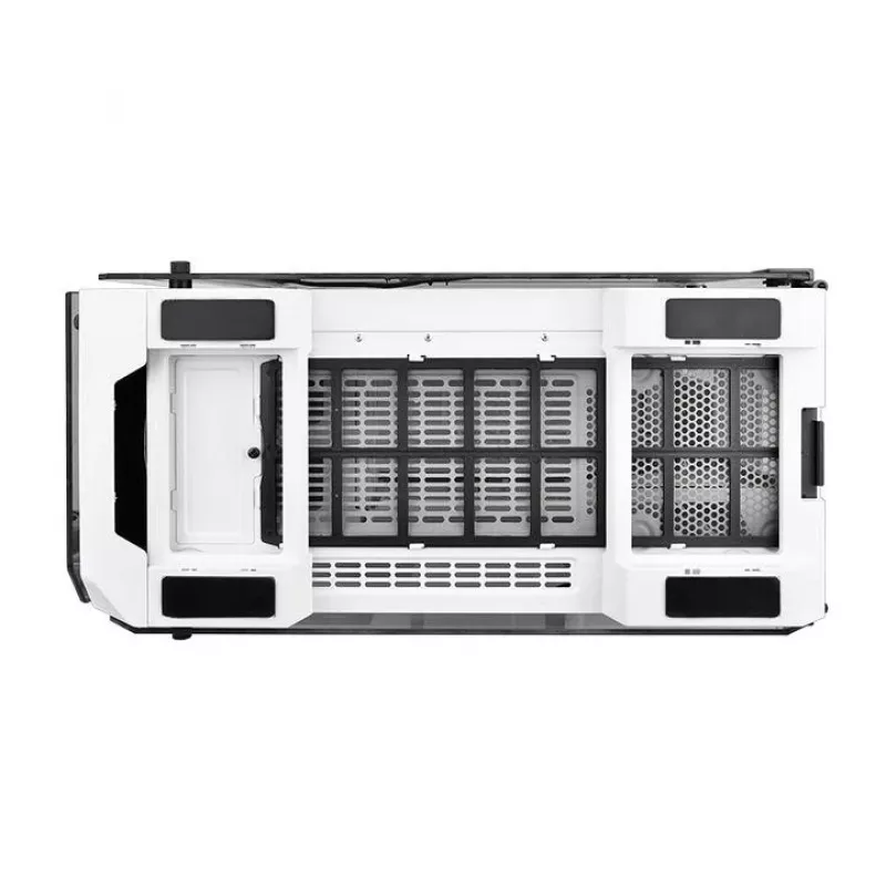 Case View 71 Riing grūdinto stiklo E-ATX pilnas bokštas - Snow Edition