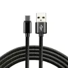 everActive CBB-1CB USB-C laidas 1m - Juodas, pintas, greitas įkrovimas, 3A