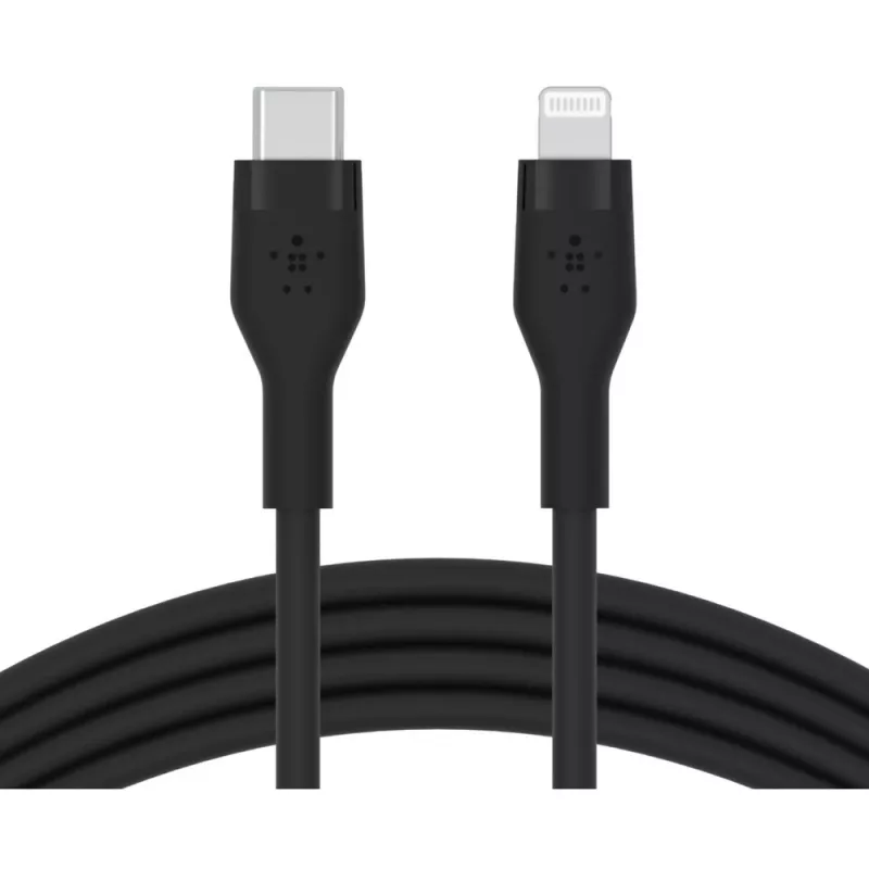 Belkin CAA009BT2MBK USB-C į Lightning kabelis, 2 m, juodas