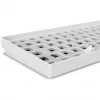 „Sharkoon SKILLER SGK50 S2 White“ – mechaninės klaviatūros pagrindas (be jungiklių ir dangtelių)