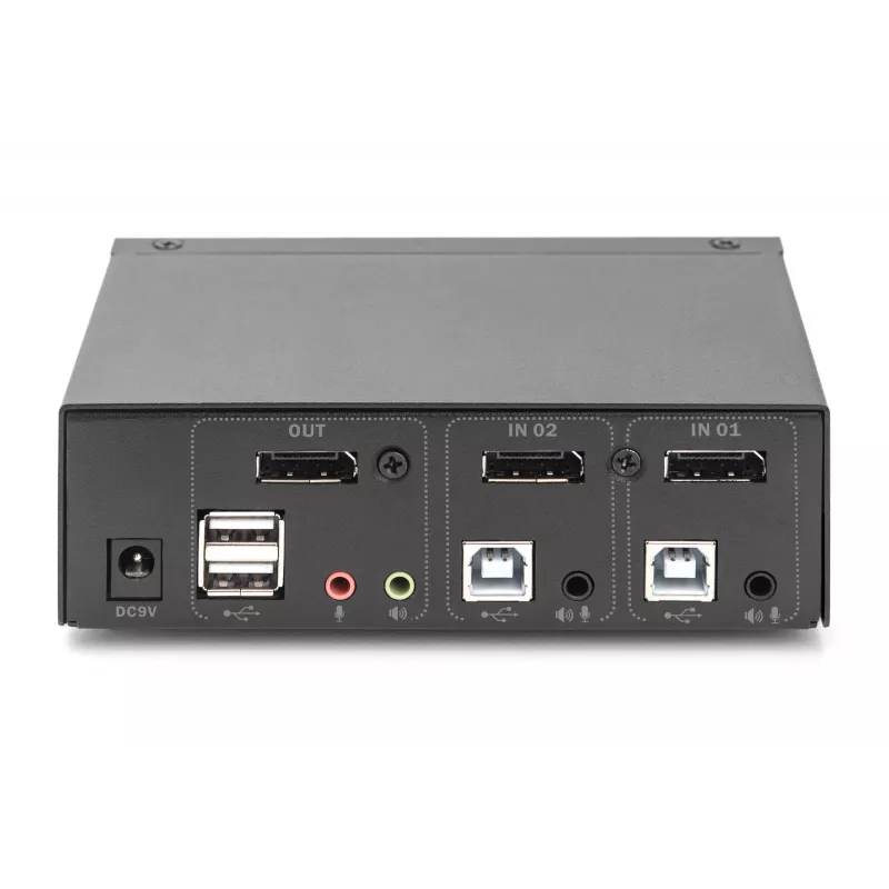 KVM jungiklis, 2x1, DisplayPort, 4K@60Hz, DS-12851