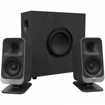 Garsiakalbiai KLIPSCH ProMedia Lumina Black – stalinė daugialypės terpės garsiakalbių sistema