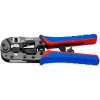 Knipex 97 51 13 kabelių presavimo įrankis, juoda, mėlyna, raudona