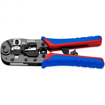 Knipex 97 51 13 kabelių presavimo įrankis, juoda, mėlyna, raudona