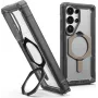 UAG Urban Armor Gear Plasma XTE Dėklas su Pėdeliu ir Magnetiniu Moduliu, Samsung Galaxy S26 Ultra, pelenų (pilka)/permatomas/titanas