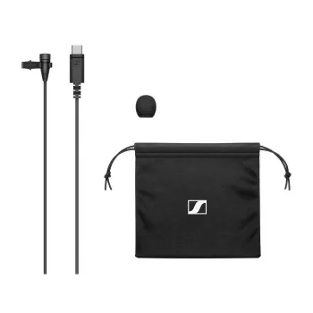 Lavalier mikrofonas Sennheiser XS LAV USB-C, omnidirekcinis kondensatorinis, USB-C laidinis, 2 m laidas, 16 bitų, 70–18 kHz