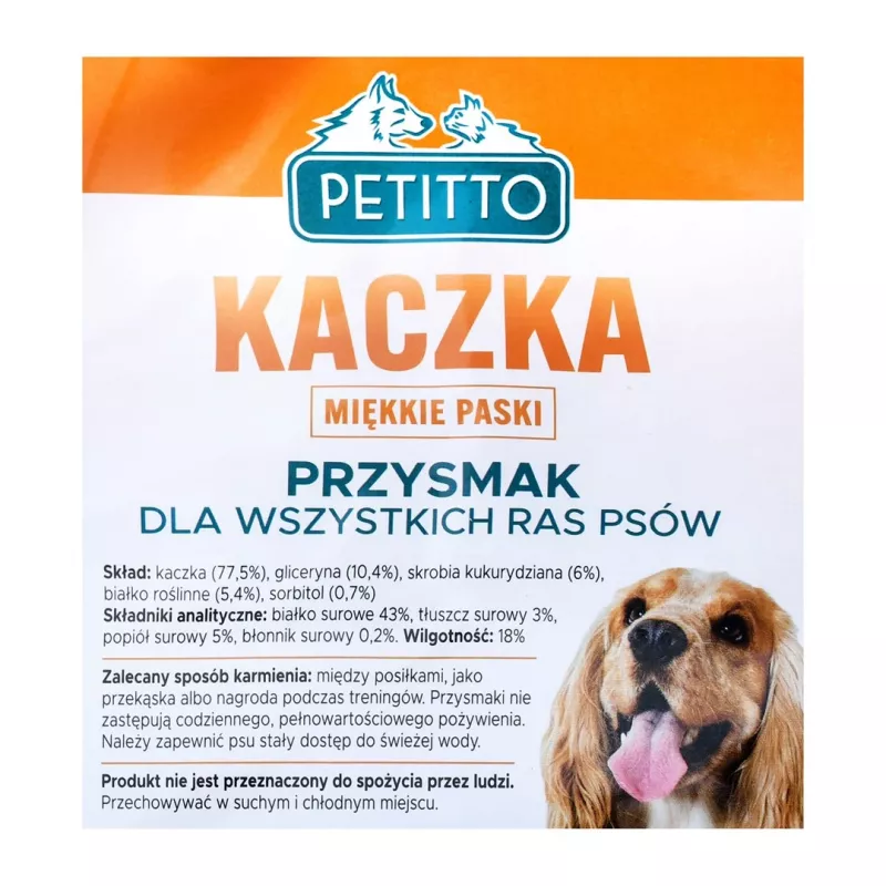 PETITTO Duck Soft stripes - šunų skanėstas - 500 g
