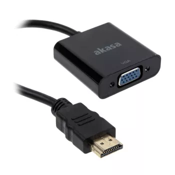 Vaizdo kabelio adapteris Akasa AK-CBHD15-20BK