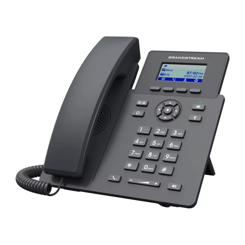 Grandstream Networks GRP2601P IP telefonas Juodas 2 linijos LCD