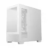 Korpusas DeepCool CG380 3F WH — Baltas, Midi Tower, 235×437×451 mm, ITX/mATX, 3x 120 mm ventiliatoriai