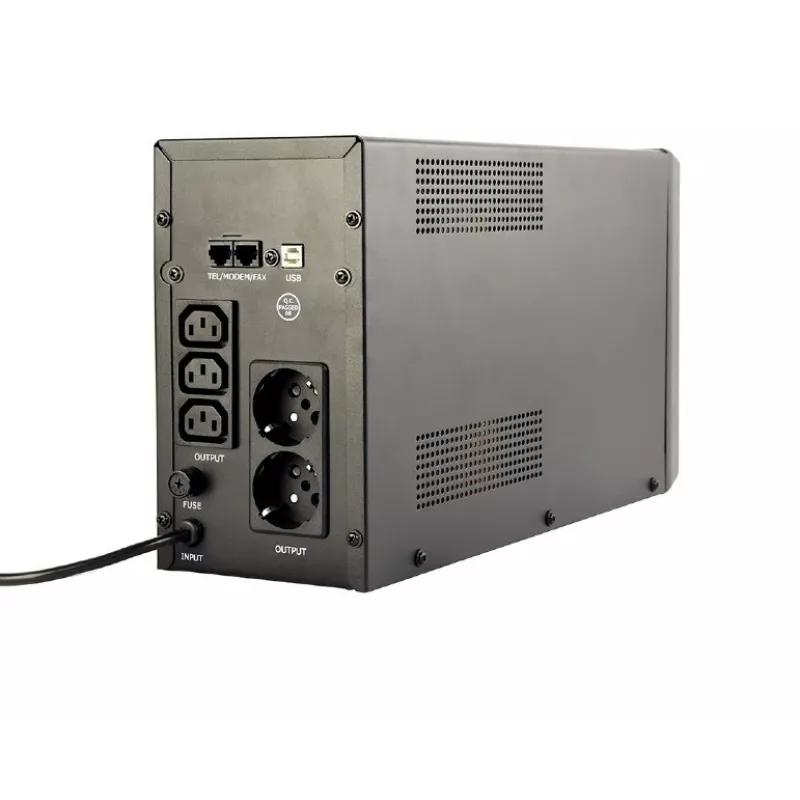 Gembird EG-UPS-035 nepertraukiamo maitinimo šaltinis (UPS) Line-Interactive 2 kVA 1200 W 5 AC išėjimai