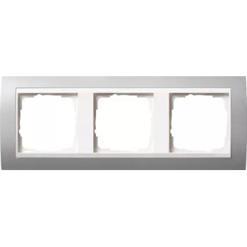 GIRA 0213326 Dengiamasis rėmelis / jungiklio gaubtas Aliuminis - Baltas (0213326)