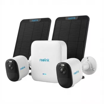 Apsaugos rinkinys Reolink Hub 1 su 2x Argus B350 kameromis ir 2x saulės baterijomis
