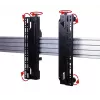 Universalių sąsajų rankenos su mikroreguliavimu B-Tech BT8390-VESA400MAF/B