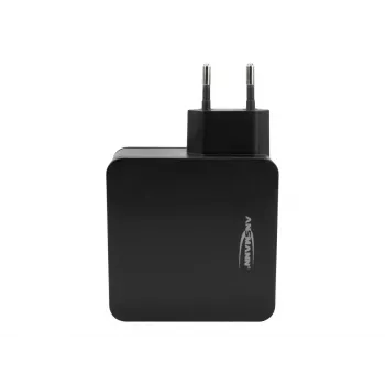 ANSMANN 247PD - Maitinimo šaltinis - 45 W - 4700 mA - PD, QC 3.0 - 2 išėjimo prievadai (USB, USB-C) - Juoda (1001-0095)