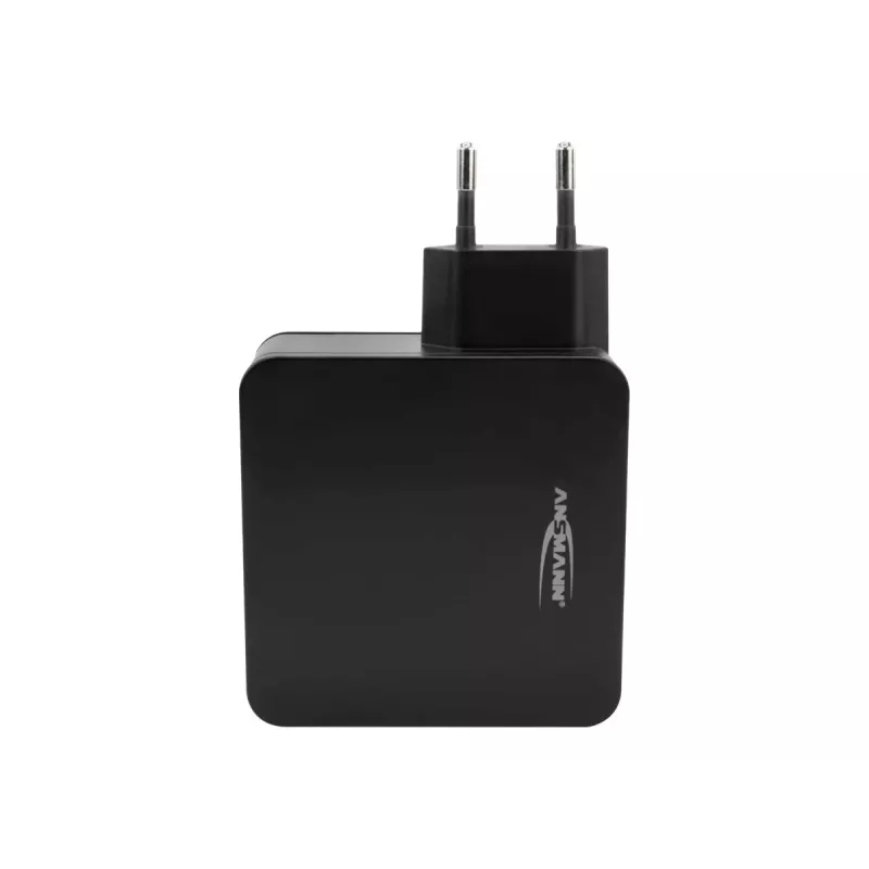 ANSMANN 247PD - Maitinimo šaltinis - 45 W - 4700 mA - PD, QC 3.0 - 2 išėjimo prievadai (USB, USB-C) - Juoda (1001-0095)