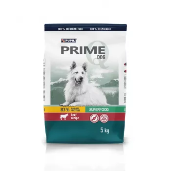 PUPIL Prime Rich in beef with vegetables - sausas šunų maistas - 5kg