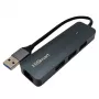 Adapteris USB-A į 3x USB 3.0, RJ45