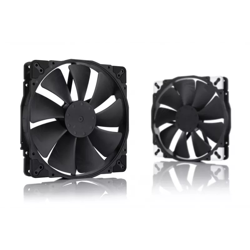 Ventiliatorius Noctua NF-A20 PWM CH.BK.S — 200 mm korpuso ventiliatorius, 12 V, 350–800 RPM, 146,9 m³/h, SSO guolis