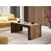 Kavos staliukas Cama Meble MILA 120x60x50 cm ąžuolo Wotan viršus, juodas rėmas