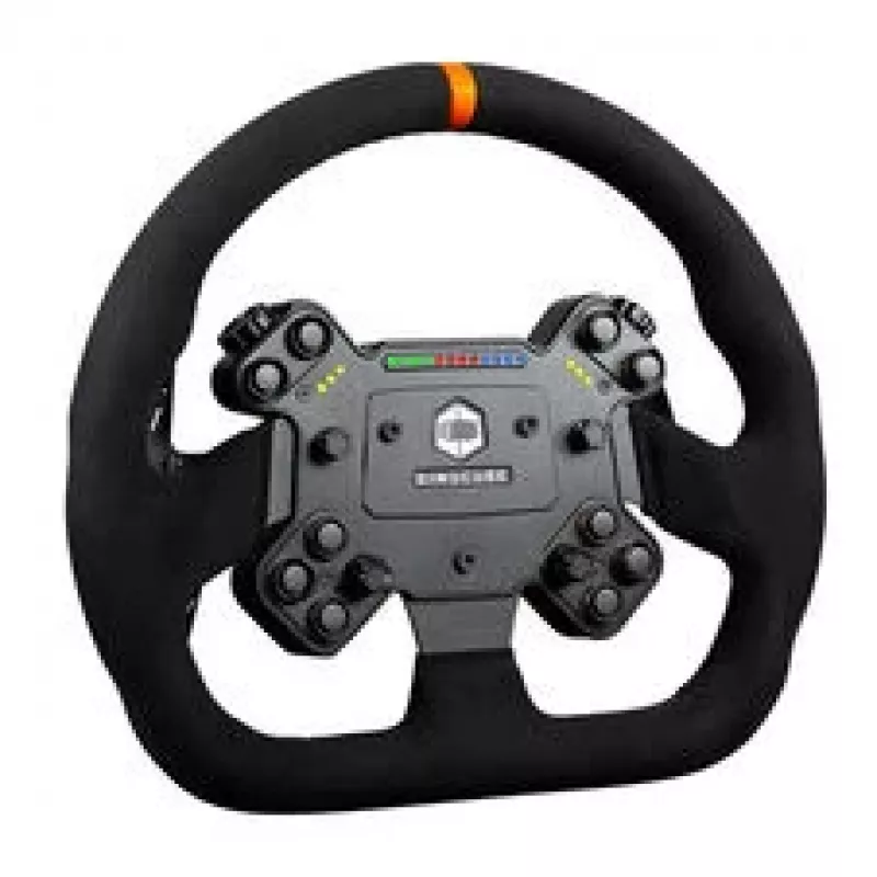 Simucube Valo GT-23 SC3 Simracing vairas, 320 mm skersmuo, GT dizainas, SC3 Quick-Release, juodas, zomša