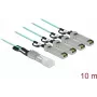 Aktyvus optimis kabelis QSFP+ į 4 x SFP+ 10 m DeLOCK 84073