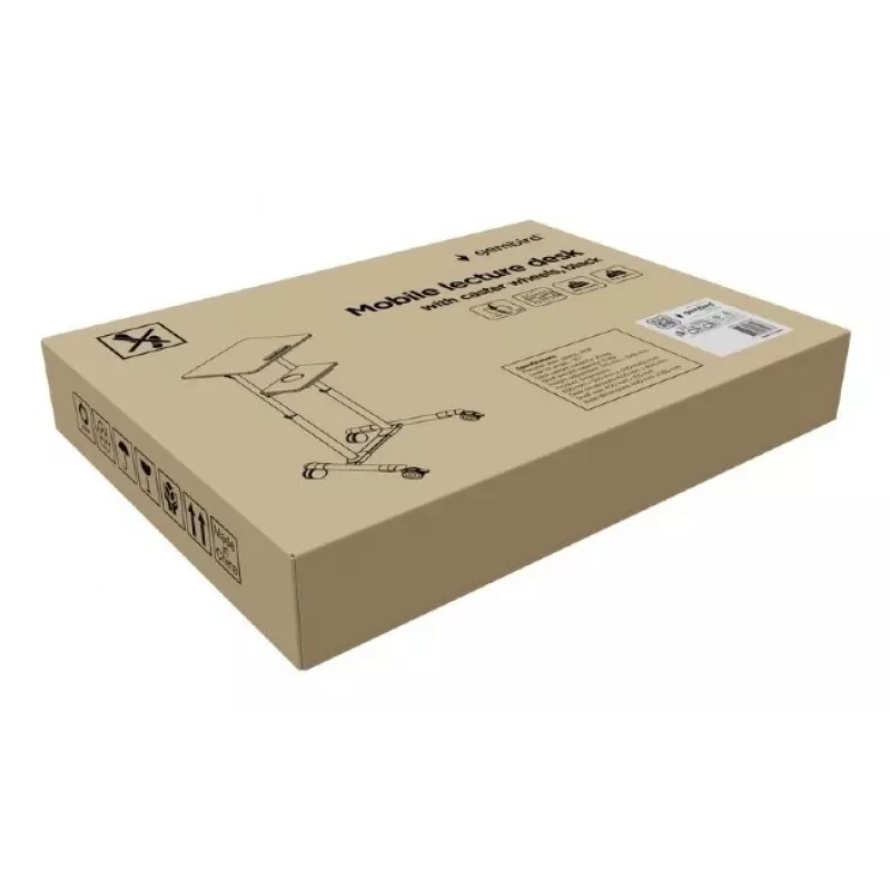 Stovas stovimam darbui Gembird TVS-DESK-01-BK Juodas 20 kg 1110-1345 mm